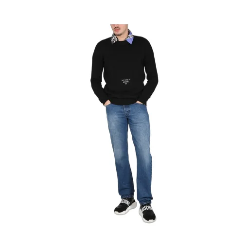 Moschino Teddy Bear Motif Crewneck Jumper