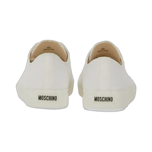 Moschino Contrast-Stitched Lace-Up Sneakers