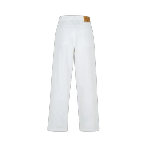 Moschino Logo Patch Wide-Leg Pants