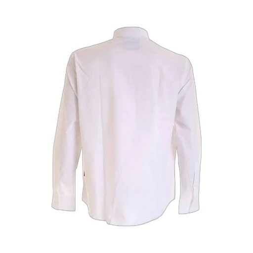 Moschino Long-Sleeved Curved Hem Shirt