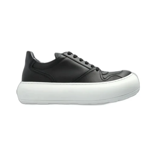 Moschino Round Toe Lace-Up Sneakers