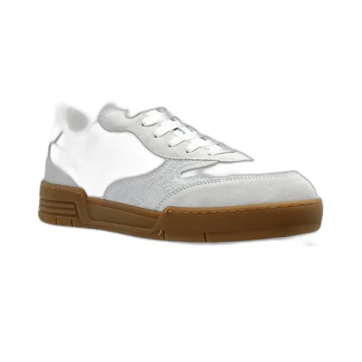 Moschino Logo Embossed Lace-Up Sneakers