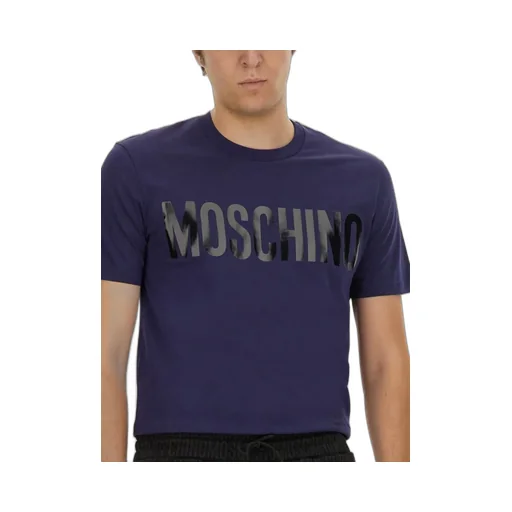 Moschino Logo Printed Crewneck T-Shirt