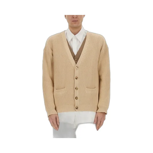 Moschino Long-Sleeved V-Neck Cardigan