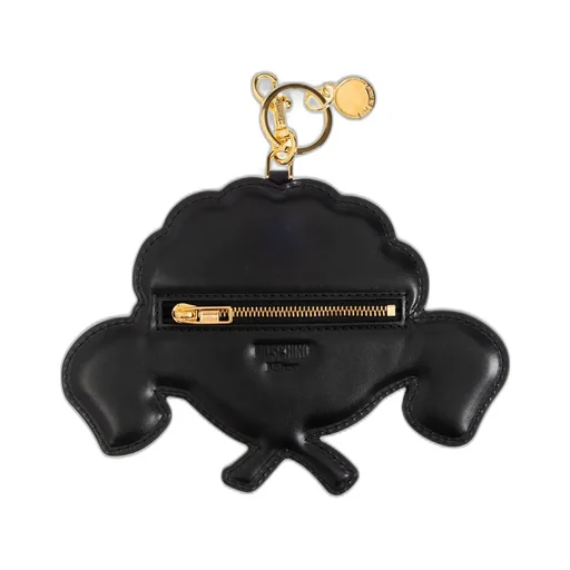 Moschino Logo Charm Keyring