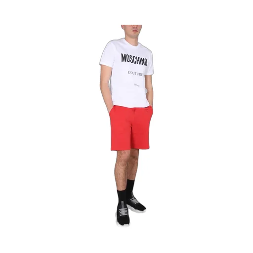 Moschino Logo Printed Crewneck T-Shirt