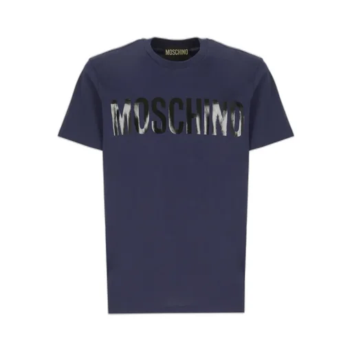 Moschino Logo Printed Crewneck T-Shirt
