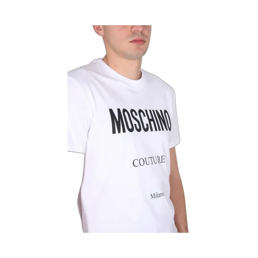 Moschino Logo Printed Crewneck T-Shirt