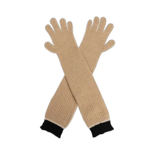 Moschino Knit Long Gloves