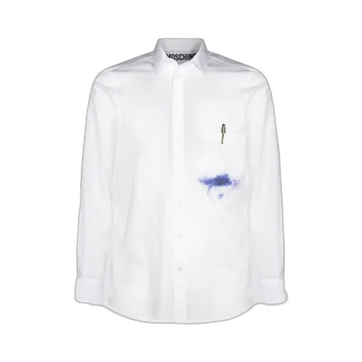 Moschino Patch Pocket Long-Sleeved Shirt