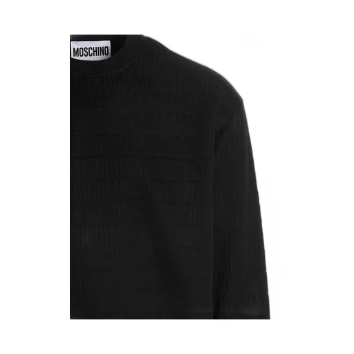 Moschino Monogram Debossed Crewneck Sweatshirt