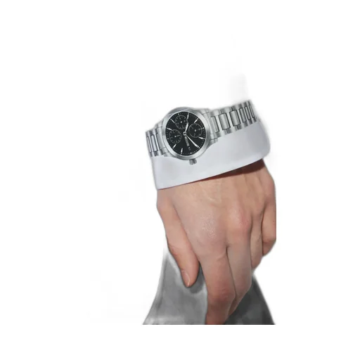 Moschino Wristwatch Printed Poplin Shirt