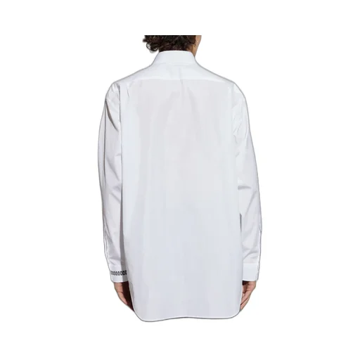 Moschino Wristwatch Printed Poplin Shirt