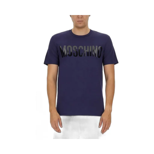 Moschino Logo Printed Crewneck T-Shirt