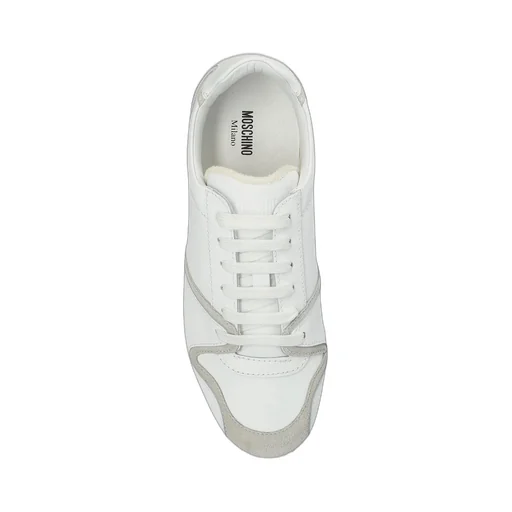 Moschino Logo-Embossed Lace-Up Sneakers