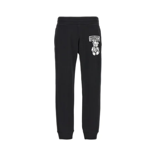 Moschino Logo Printed Straight-Leg Joggers