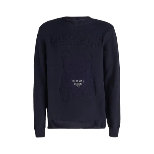 Moschino Teddy Bear Motif Crewneck Jumper