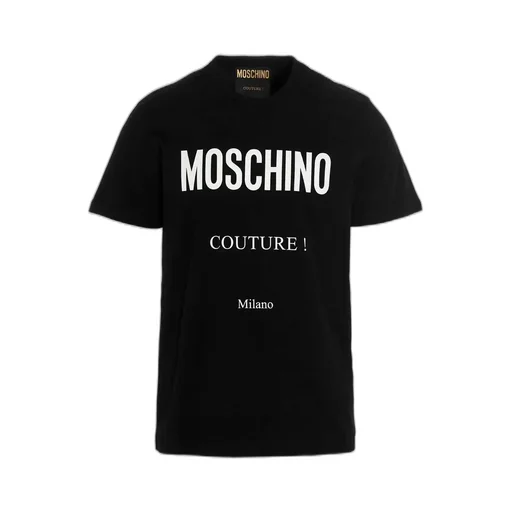 Moschino Logo Printed Crewneck T-Shirt