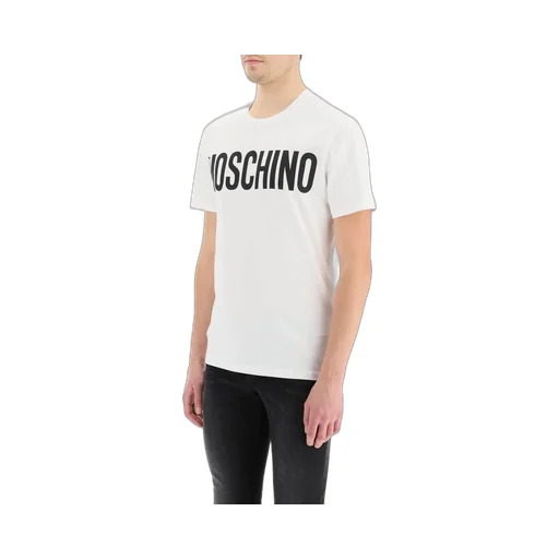 Moschino Logo Printed Crewneck T-Shirt