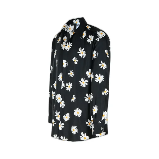 Moschino Floral Printed Long-Sleeved Shirt