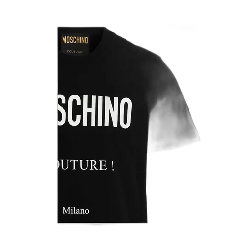 Moschino Logo Printed Crewneck T-Shirt