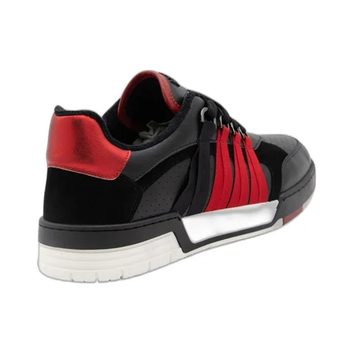 Moschino Panelled Lace-Up Sneakers
