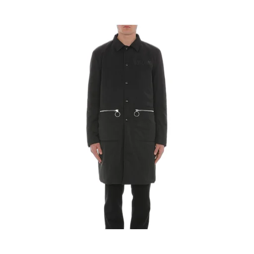 Moschino Zip Detailed Trench Coat