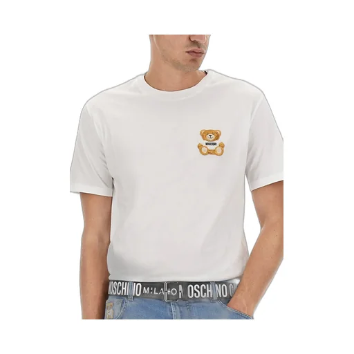 Moschino Teddy-Bear Patch Crewneck T-Shirt