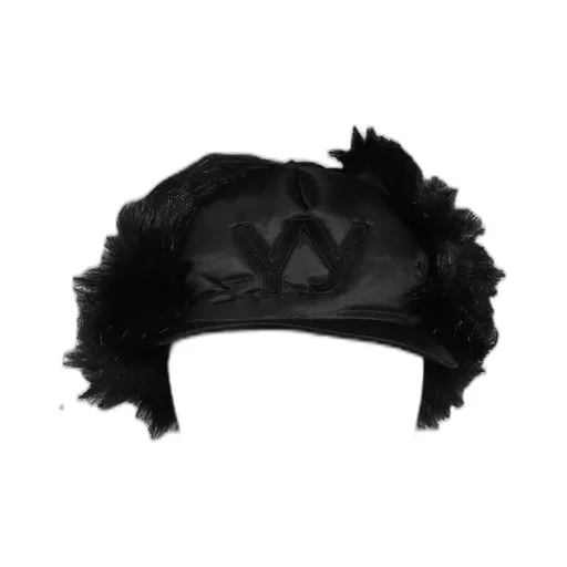 Faux Fur Earflap Cap / Black