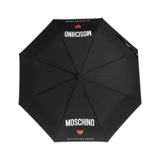 Moschino In Love We Trust Open & Close Umbrella