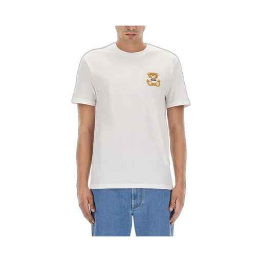 Moschino Teddy-Bear Patch Crewneck T-Shirt