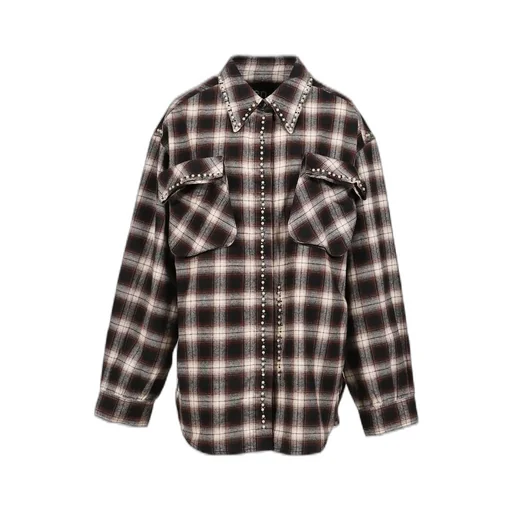 Beaded Pocket Shirt / Brw