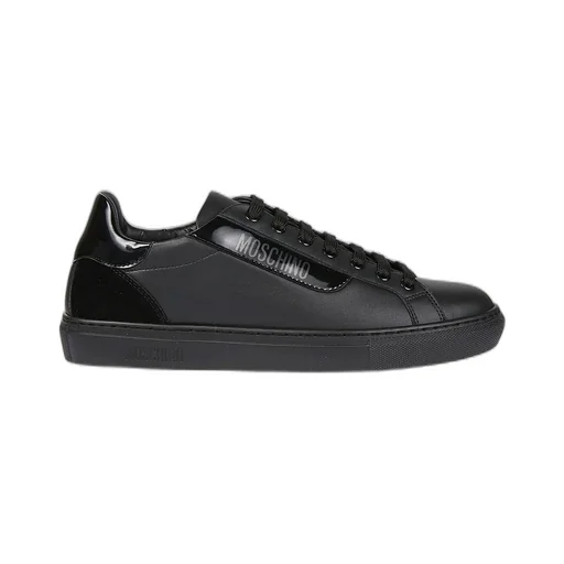 Moschino Logo Printed Lace-Up Sneakers