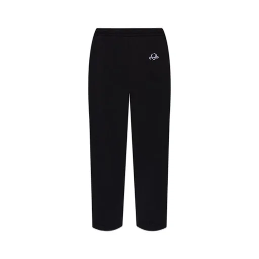 Moschino Logo Embroidered Sweatpants