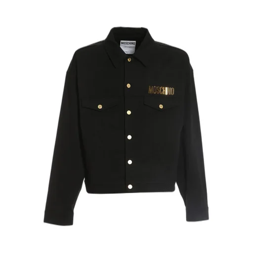 Moschino Logo Lettering Buttoned Jacket