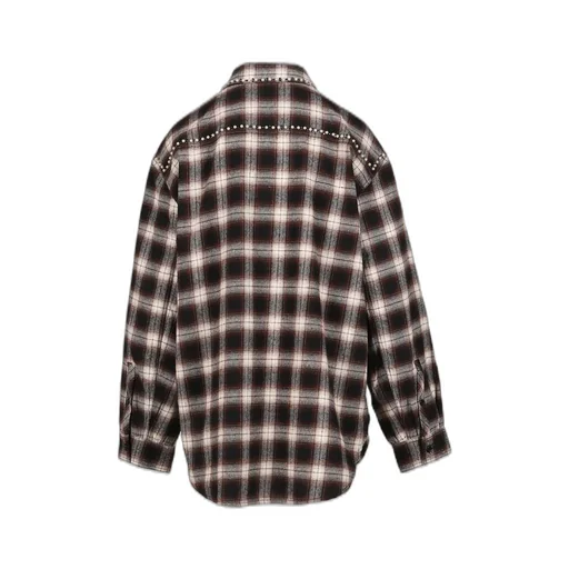 Beaded Pocket Shirt / Brw