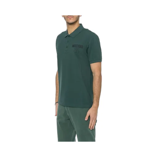 Moschino Logo Printed Short-Sleeved Polo Shirt