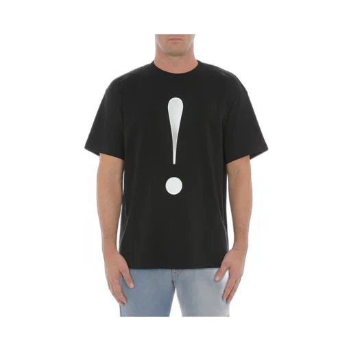Moschino Exclamation Mark Printed Crewneck T-Shirt