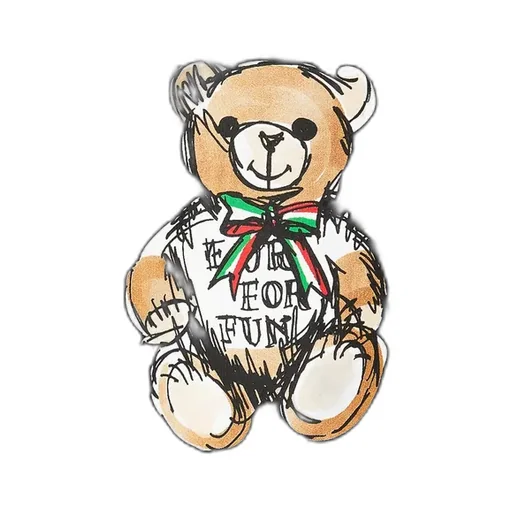 Moschino Teddy Bear Printed Straight-Leg Sweatpants