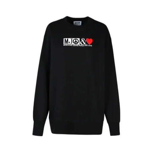 Moschino Jeans Logo-Printed Crewneck Sweatshirt