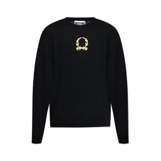 Moschino Logo Embroidered Knit Jumper