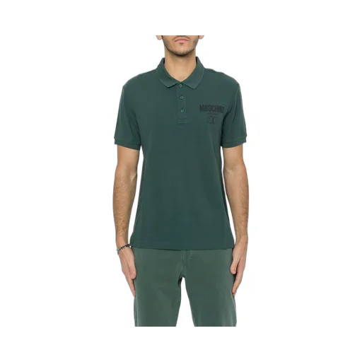 Moschino Logo Printed Short-Sleeved Polo Shirt