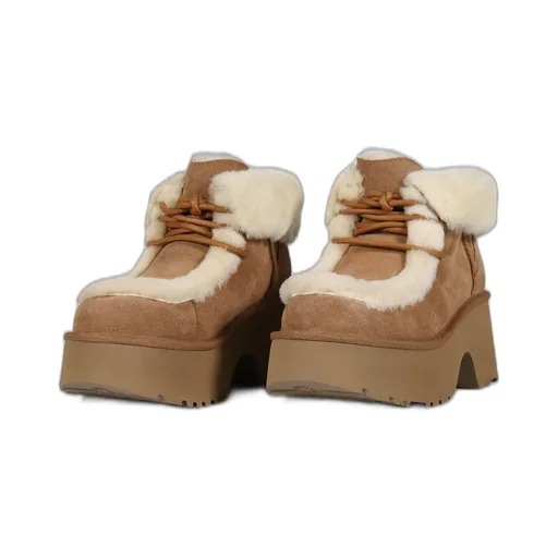 Esmee Lace Up / Chestnut