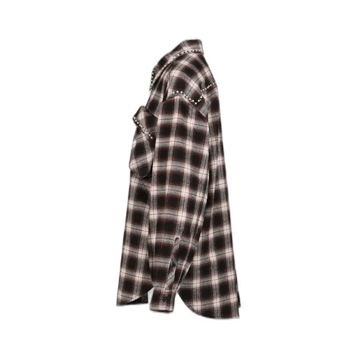 Beaded Pocket Shirt / Brw