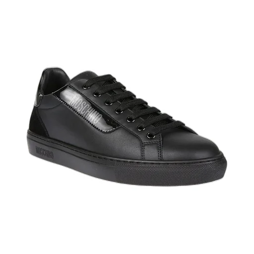 Moschino Logo Printed Lace-Up Sneakers
