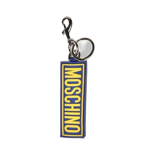 Moschino Logo Tag Keyring