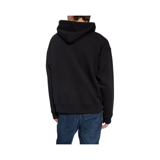 Moschino Logo Printed Drawstring Hoodie