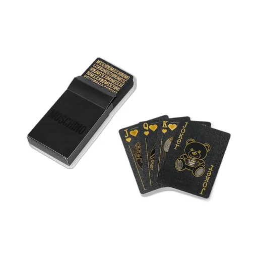 Moschino Gift Capsule Logo Printed Playing Card Set
