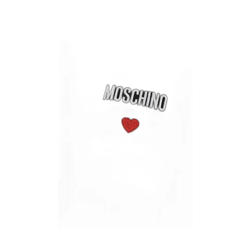 Moschino Logo Embroidered Crewneck T-Shirt
