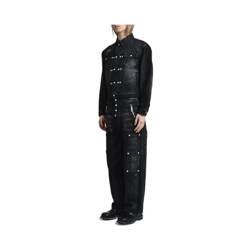 Leave A Trace Denim Jacket / Blk